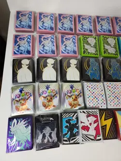 Various Pokemon TCG ETB Card Sleeves - Lot of 56 Packs - Image 2
