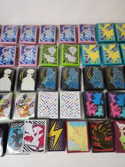Various Pokemon TCG ETB Card Sleeves - Lot of 56 Packs - Image 3