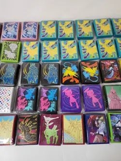 Various Pokemon TCG ETB Card Sleeves - Lot of 56 Packs - Image 4