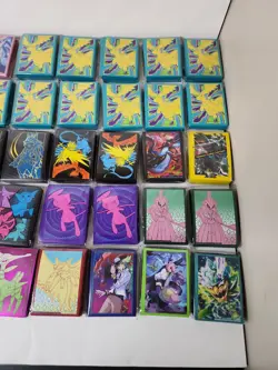 Various Pokemon TCG ETB Card Sleeves - Lot of 56 Packs - Image 5