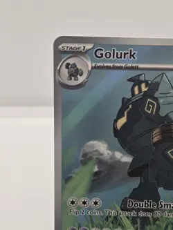 Pokemon TCG Golurk Illustration Rare Black Bolt 123/086 NM Condition - Image 5