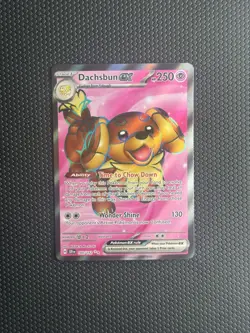 Dachsbun ex 160/142 Pokemon SV07: Stellar Crown Ultra Rare NM - Image 1