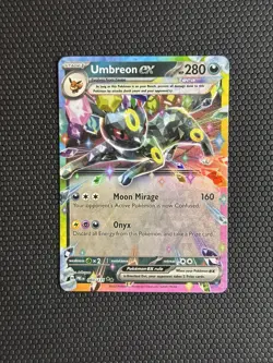 Umbreon ex 060/131 Holo Double Rare Prismatic Evolutions Pokemon Near Mint - Image 1