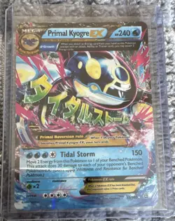 Pokemon Primal Kyogre EX MEGA Full Art XY Primal Clash 55/160 HP 240 - Image 1