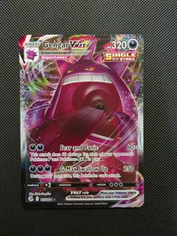 Pokemon TCG Gengar Vmax Fusion Strike 157/264 - Image 1