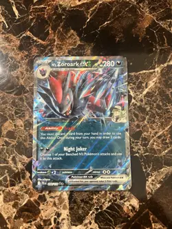 N's Zoroark EX Holo Double Rare Card 098/159 Sv09: Journey Together - Image 1