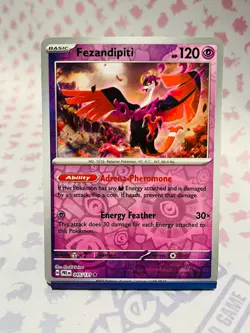 Pokemon TCG: Fezandipiti [Reverse Holo Rare] #45 Prismatic Evolutions - Image 1