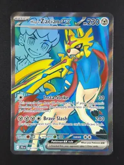 2025 Pokemon HOP'S ZACIAN EX #176/159 Journey Together Ultra Rare ENG B - Image 1