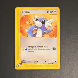 Dratini #107/165 Expedition Base Set Regular 40HP MP Pokemon TCG - Image 1