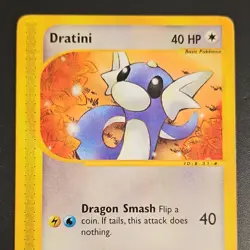 Dratini #107/165 Expedition Base Set Regular 40HP MP Pokemon TCG - Image 3