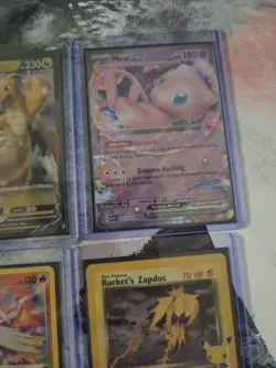 Pokemon TCG Card Lot (8) Dragonite V,mew Ex,okidogi Ex,reshiram,rocket Zapdos - Image 4