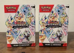 Pokemon Prismatic Evolutions Booster Bundle x2 (Set Of 2) NEW FACTORY SEALED - Image 1