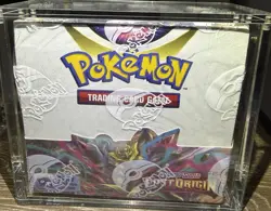 Pokemon TCG Sword & Shield - Lost Origin Booster Box Factory Sealed + ACRYLIC - Image 1