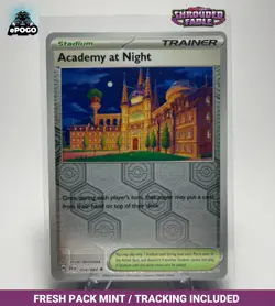 Academy at Night 054/064 Reverse Holo Pokemon Shrouded Fable MINT SHIPS TODAY! - Image 1