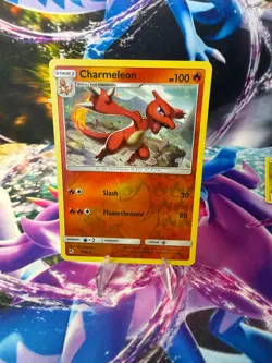 CHARMELEON 8/68 HIDDEN FATES Reverse Holo Uncommon Pokemon - Image 1