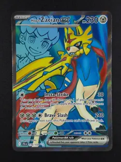 2025 Pokemon HOP'S ZACIAN EX #176/159 Journey Together Ultra Rare ENG - Image 1