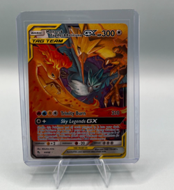 Pokemon TCG Moltres & Zapdos & Articuno GX 44/68 Hidden Fates Holo - NM - Image 1
