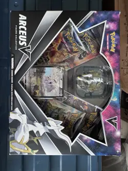 Pokemon TCG Arceus V Figure Collection Box Factory Sealed Brilliant Stars 2022 - Image 1