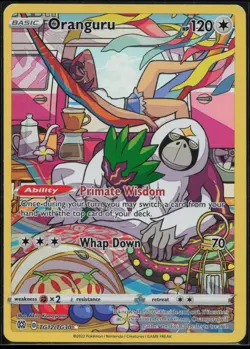 ENGLISH Pokemon - *Oranguru* - TG12/TG30 - SWSH09: Brilliant Stars Trainer Galle - Image 1