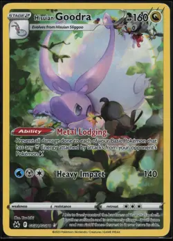 ENGLISH Pokemon - *Hisuian Goodra* - GG21/GG70 - Crown Zenith: Galarian Gallery - Image 1