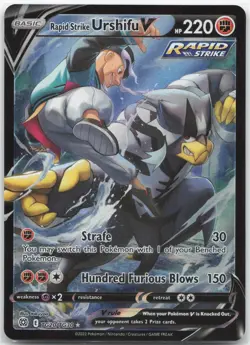 ENGLISH Pokemon - *Rapid Strike Urshifu V* - TG20/TG30 - SWSH09: Brilliant Stars - Image 1