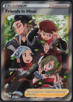 ENGLISH Pokemon - *Friends in Hisui (Full Art)* - 148/159 - Crown Zenith - Image 1