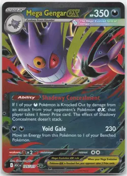 ENGLISH Pokemon - *Mega Gengar ex* - 125/217 - ME: Ascended Heroes - Image 1