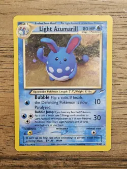 2000 Pokemon Light Neo Destiny Theme: Manuals/Coin/Counters NM 60 cards/Holo - Image 5