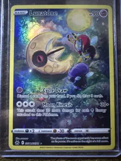 Lunatone GG11/GG70 Ultra Rare, Crown Zenith Galarian Gallery, Pokemon TCG, NM - Image 1