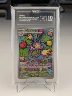 Ambipom 107/094 - Pokemon ME02: Phantasmal Flames Illustration Rare TAG 10 - Image 3