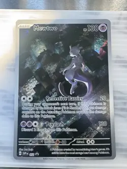 2023 Mewtwo SVP 052 Scarlet Violet 151 Promo Illustration Rare Pokemon - Image 2