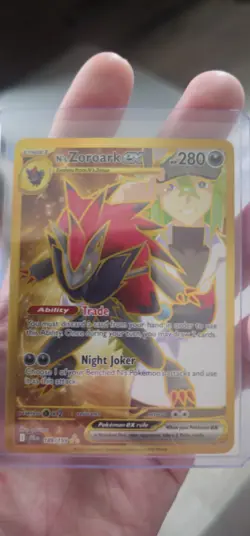 Pokemon - N's Zoroark ex - 189/159 - Journey Together - Hyper Rare - Image 1