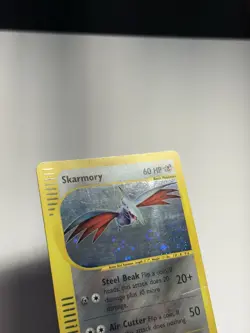 Skarmory SWIRL Pokemon Expedition Base Set 2002 Holo 027/165 HP - Image 5