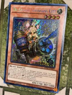 YuGiOh TRI-BRIGADE SPRINGANS KITT Secret Rare BPRO-EN025 - Image 1