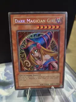 Dark Magician Girl MFC-000 Secret Rare Magician's Force Unlimited Yugioh Damaged - Image 1