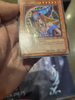 Dark Magician Girl MFC-000 Secret Rare Magician's Force Unlimited Yugioh Damaged - Image 5