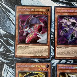 All ADVANCED CRYSTAL BEASTS Holographic Secret Rare | Pegasus Tiger YuGiOh Mint - Image 2