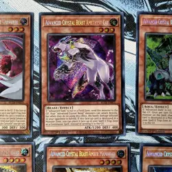 All ADVANCED CRYSTAL BEASTS Holographic Secret Rare | Pegasus Tiger YuGiOh Mint - Image 3
