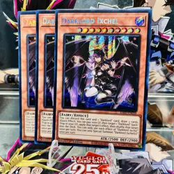 3x Yugioh Playset Darklord Ixchel RA05-EN010 Secret Rare 1st Ed Near Mint - Image 1
