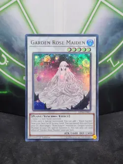 Yugioh Garden Rose Maiden LED4-EN023 Ultra Rare 1st Edition LP - Image 1