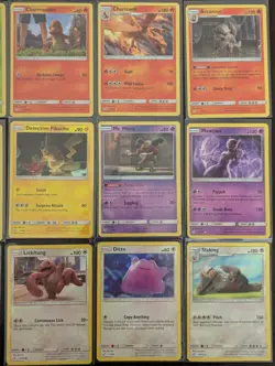 Pokemon SM Detective Pikachu Complete Set All 18 Cards Holo Rare - Image 3