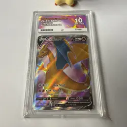 Pokemon TCG Charizard v SWSH050 Black Star Promo Ace 10 Card F**k Ace - Image 2