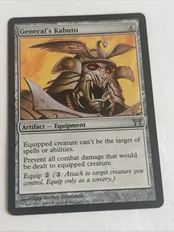 MTG Magic the Gathering Card LP - General’s Kabuto - Image 1