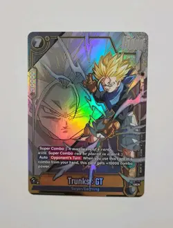 Trunks : GT FB09-110 Alternate Art Dual Evolution Dragon Ball Card English - Image 1