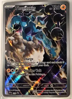 Pokemon SV Promo 209 Thundurus Holo – Scarlet & Violet – Rare Promo Card – NM - Image 1