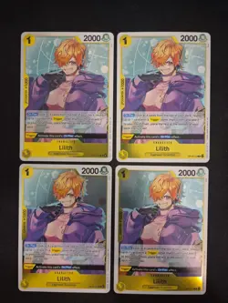 One Piece TCG OP13-113 Lilith X4 Playset Rare Carry On His Will Card Game CCG - Image 1