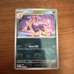 Pokemon TCG Liepard 056/086 White Flare Masterball Reverse Holo Card NM - Image 1