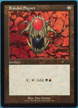 Rakdos Signet (Secret Lair Retro Frame Promo) NM MAGIC CARD (517307) ABUGames - Image 1