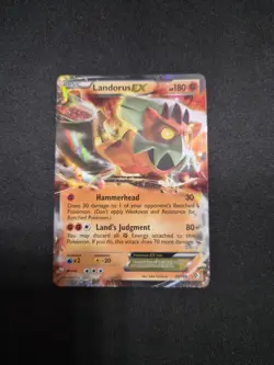 Pokemon TCG Landorus EX Holo Card 89/149 Boundaries Crossed NM - Image 1
