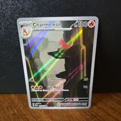 Pokemon TCG Charmeleon Holo Card 169/165 Scarlet & Violet 151 NM Condition - Image 1